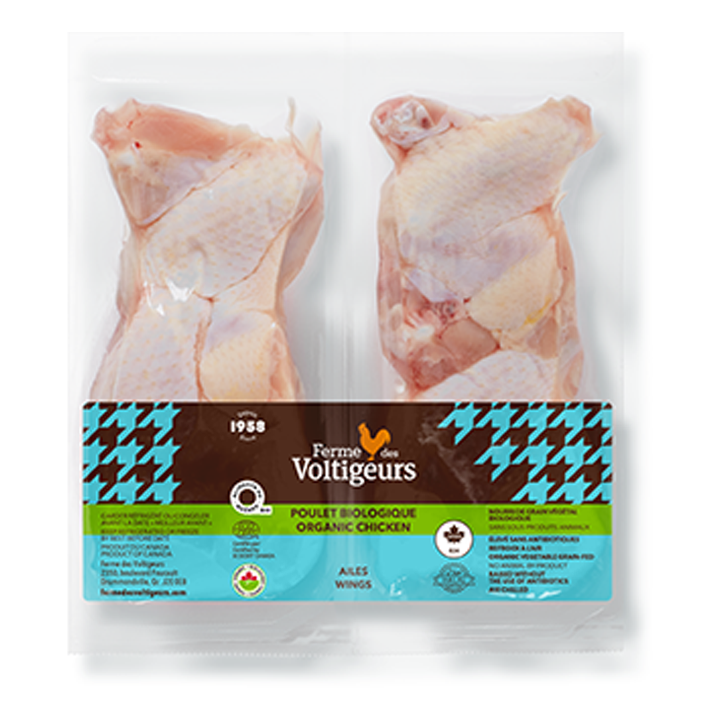 Organic Chicken Wings (450g)