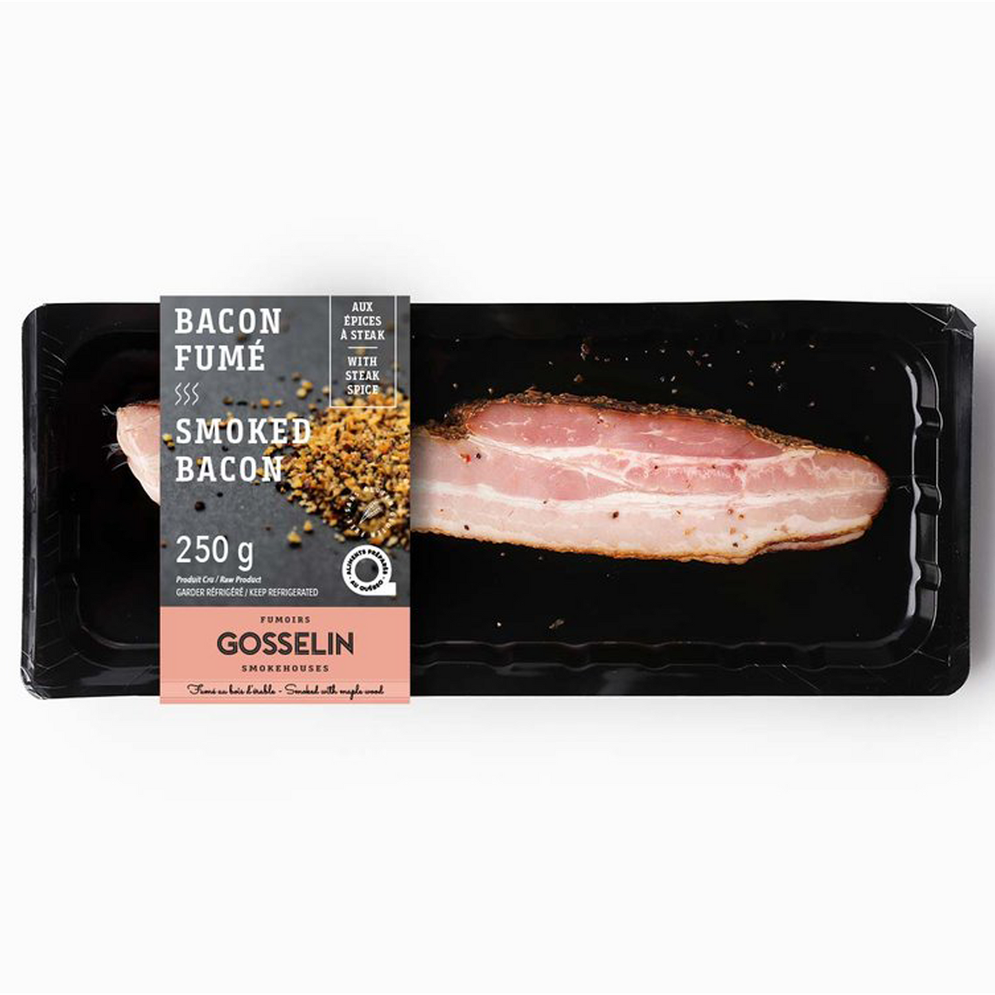 Bacon Fumé aux Épices à Steak (250g)