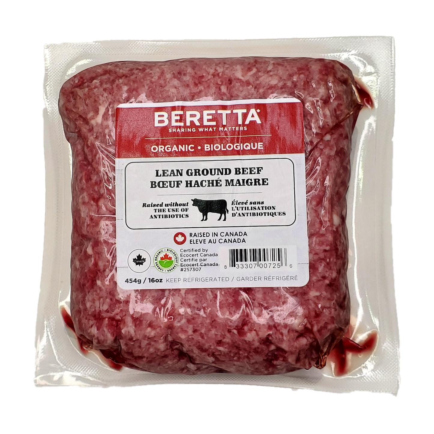 Lean Ground Beef (454g) ORGANIC