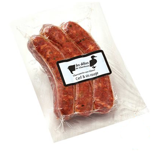 Deer and Red Wine Sausages (300g)