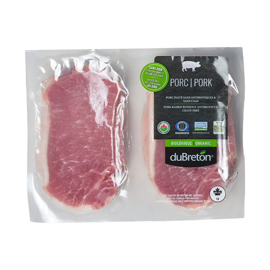 Center Cut Boneless Pork Chops (400g) ORGANIC