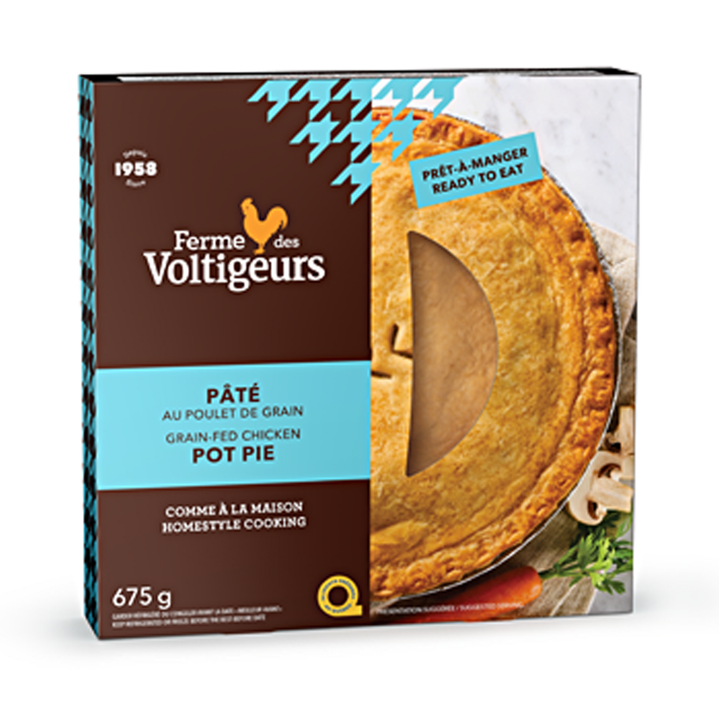 Vegetable Grain Chicken Pot Pie (675g)