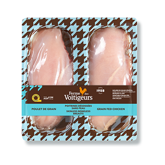 Boneless Grain-Fed Chicken Breasts (450g)