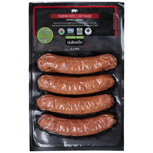 Strong Italian Sausages (400g) ORGANIC